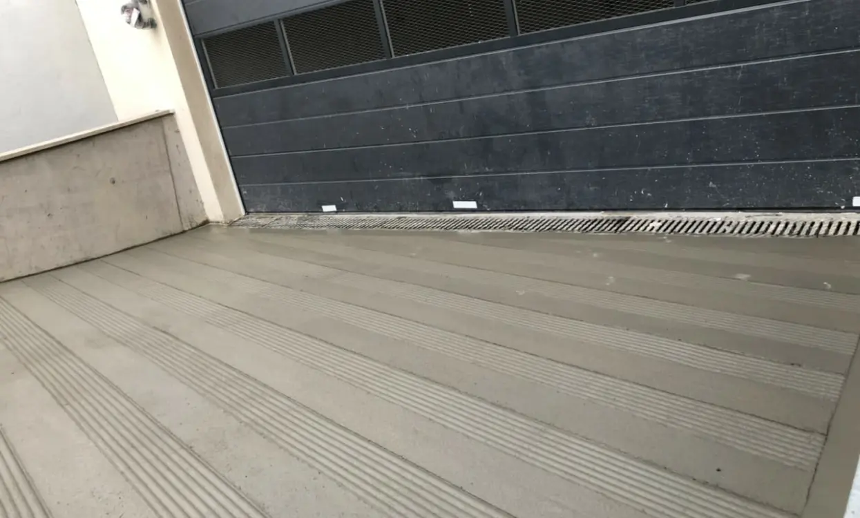 Estrich Rampe Tiefgarage